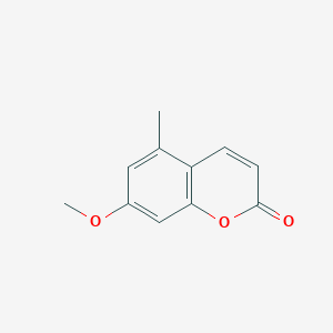 2H-1-Benzopyran-2-one, 7-methoxy-5-methyl-