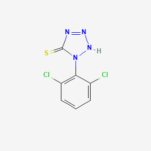 molecular formula C7H4Cl2N4S B13690547 1-(2,6-Dichlorophenyl)-1H-tetrazole-5-thiol 