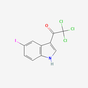 2,2,2-Trichloro-1-(5-iodo-3-indolyl)ethanone