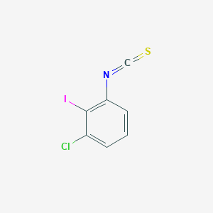 molecular formula C7H3ClINS B13690572 3-Chloro-2-iodophenyl Isothiocyanate 