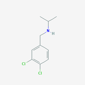 molecular formula C10H13Cl2N B1369058 (3,4-二氯苄)-异丙基胺 CAS No. 69957-82-0