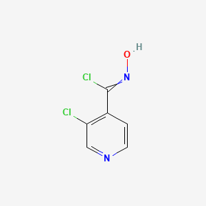 3-Chloro-N-hydroxypyridine-4-carbimidoyl Chloride