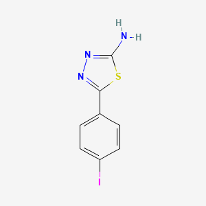 5-(4-Iodophenyl)-1,3,4-thiadiazol-2-amine