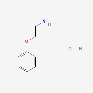 molecular formula C10H16ClNO B1369066 N-甲基-2-(4-甲基苯氧基)乙胺盐酸盐 CAS No. 1050509-69-7