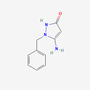 5-Amino-1-benzyl-1H-pyrazol-3(2H)-one