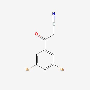 3-(3,5-Dibromophenyl)-3-oxopropanenitrile