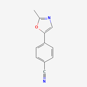 4-(2-Methyl-5-oxazolyl)benzonitrile