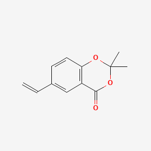 molecular formula C12H12O3 B13690735 2,2-Dimethyl-6-vinyl-4H-benzo[d][1,3]dioxin-4-one 