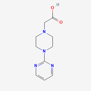 molecular formula C10H14N4O2 B1369074 （4-嘧啶-2-基哌嗪-1-基）乙酸 CAS No. 244255-92-3