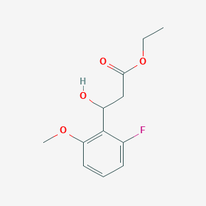 Ethyl 3-(2-Fluoro-6-methoxyphenyl)-3-hydroxypropanoate