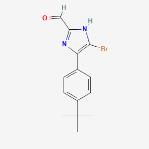 5-Bromo-4-[4-(tert-butyl)phenyl]imidazole-2-carbaldehyde