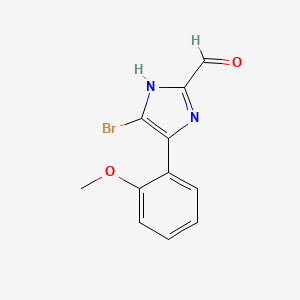 5-Bromo-4-(2-methoxyphenyl)imidazole-2-carbaldehyde