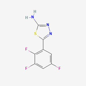 5-(2,3,5-Trifluorophenyl)-1,3,4-thiadiazol-2-amine