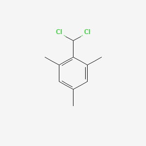 molecular formula C10H12Cl2 B13690799 2-(Dichloromethyl)-1,3,5-trimethylbenzene 