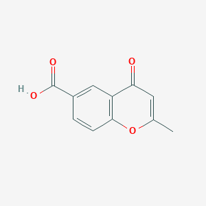 molecular formula C11H8O4 B13690836 2-Methyl-4-oxo-4H-chromene-6-carboxylic acid 