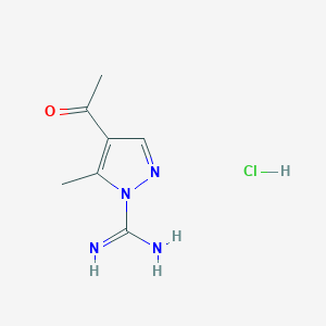 4-Acetyl-5-methylpyrazole-1-carboximidamide Hydrochloride