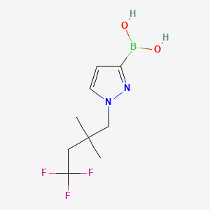 1-(4,4,4-Trifluoro-2,2-dimethylbutyl)-pyrazole-3-boronic Acid