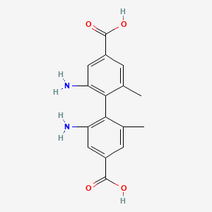 3-Amino-4-(2-amino-4-carboxy-6-methylphenyl)-5-methylbenzoic acid