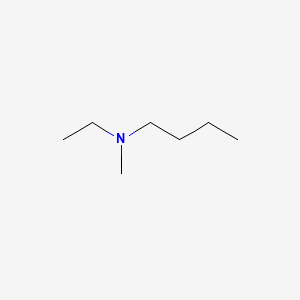 molecular formula C7H17N B13690898 1-Butanamine, N-ethyl-N-methyl- CAS No. 66225-40-9