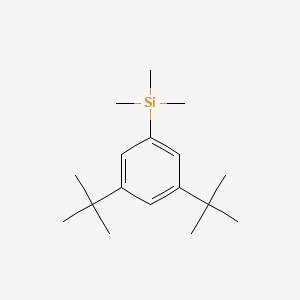 molecular formula C17H30Si B13690955 (3,5-Di-tert-butylphenyl)trimethylsilane 