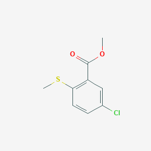 molecular formula C9H9ClO2S B13690966 Methyl 5-Chloro-2-(methylthio)benzoate 