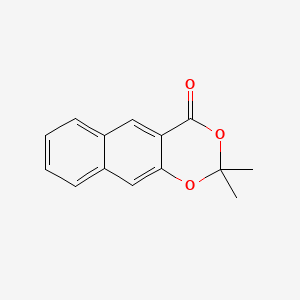 molecular formula C14H12O3 B13690971 2,2-Dimethyl-4H-naphtho[2,3-d][1,3]dioxin-4-one 