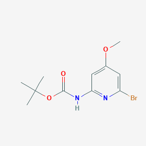 molecular formula C11H15BrN2O3 B13691025 tert-Butyl (6-bromo-4-methoxypyridin-2-yl)carbamate 