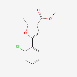 Methyl 5-(2-chlorophenyl)-2-methylfuran-3-carboxylate