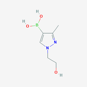 1-(2-Hydroxyethyl)-3-methylpyrazole-4-boronic Acid