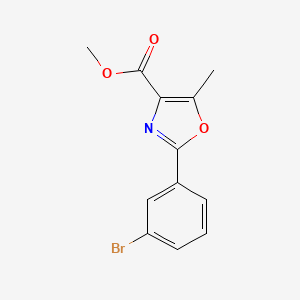 Methyl 2-(3-Bromophenyl)-5-methyloxazole-4-carboxylate