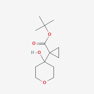 tert-Butyl 1-(4-Hydroxytetrahydro-2H-pyran-4-yl)cyclopropanecarboxylate