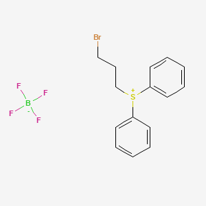 molecular formula C15H16BBrF4S B13691147 (3-Bromopropyl)diphenylsulfonium Tetrafluoroborate 