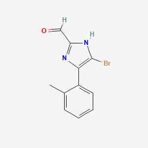 5-Bromo-4-(o-tolyl)imidazole-2-carbaldehyde