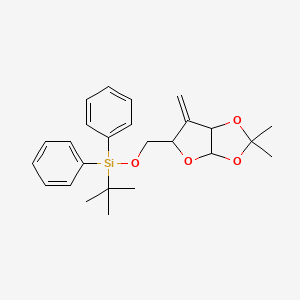 tert-Butyl[[(3aR,5S,6aR)-2,2-dimethyl-6-methylenetetrahydrofuro[2,3-d][1,3]dioxol-5-yl]methoxy]diphenylsilane