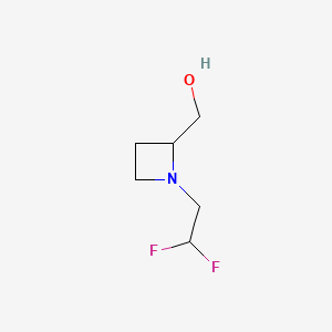 [1-(2,2-Difluoroethyl)azetidin-2-YL]methanol