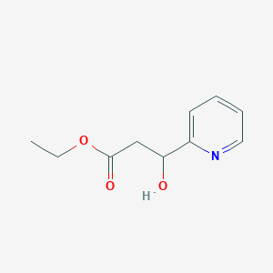 Ethyl 3-Hydroxy-3-(2-pyridyl)propanoate