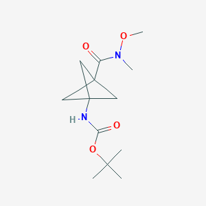 3-(Boc-amino)-N-methoxy-N-methylbicyclo[1.1.1]pentane-1-carboxamide