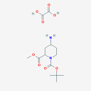 Methyl (2R,4S)-1-Boc-4-aminopiperidine-2-carboxylate Oxalate