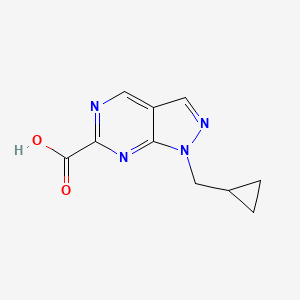 1-(Cyclopropylmethyl)pyrazolo[3,4-d]pyrimidine-6-carboxylic Acid