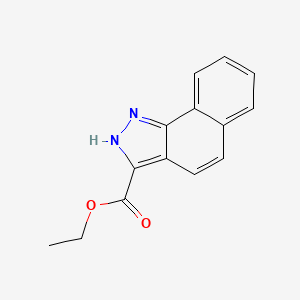 molecular formula C14H12N2O2 B13691274 Ethyl 1H-benzo[g]indazole-3-carboxylate 