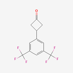 3-[3,5-Bis(trifluoromethyl)phenyl]cyclobutanone