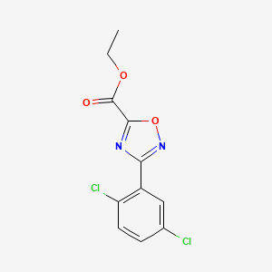 Ethyl 3-(2,5-dichlorophenyl)-1,2,4-oxadiazole-5-carboxylate