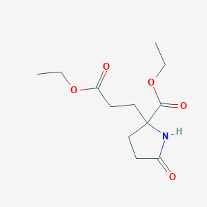 5-Carbethoxy-5-(2-carbethoxyethyl)-2-pyrrolidinone