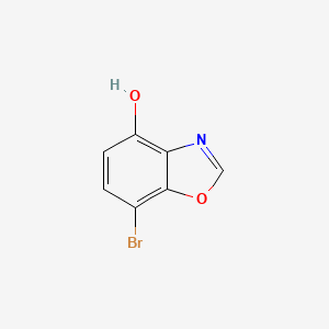 molecular formula C7H4BrNO2 B13691358 4-Hydroxyl-7-bromobenzoxazole 