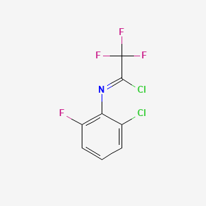 N-(2-Chloro-6-fluorophenyl)-2,2,2-trifluoroacetimidoyl Chloride