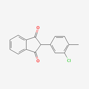 2-(3-Chloro-4-methylphenyl)-1H-indene-1,3(2H)-dione