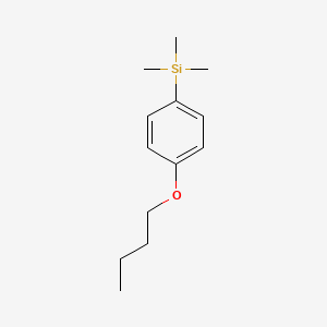 molecular formula C13H22OSi B13691391 (4-Butoxyphenyl)trimethylsilane 