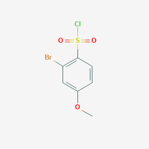 molecular formula C7H6BrClO3S B1369141 2-溴-4-甲氧基苯基-1-磺酰氯 CAS No. 23095-16-1