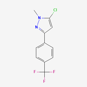 5-Chloro-1-methyl-3-(4-(trifluoromethyl)phenyl)-1H-pyrazole