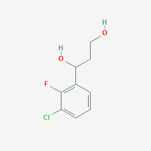 molecular formula C9H10ClFO2 B13691437 (S)-1-(3-Chloro-2-fluorophenyl)-1,3-propanediol 